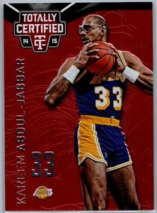 2014-15 Panini Totally Certified #120 Kareem Abdul-Jabbar Red /279 Lakers - Picture 1 of 2