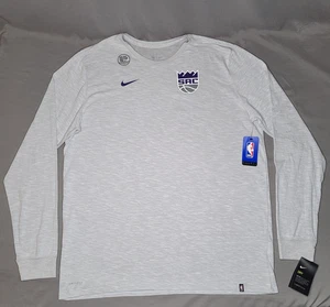 Sacramento Kings Shirt Men XXLT 2XL Tall NBA Basketball Nike Dri-FIT Long Sleeve - Picture 1 of 24