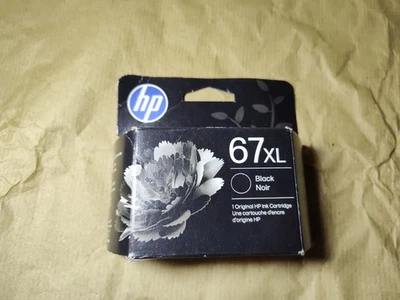 HP 67XL High Yield Black Original Ink Cartridge, ~240 pages, Exp 7-2027 - Image 1 of 4