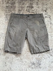 GAP Shorts Flat Front Men’s Size 34 Gray Causal Wear Preppy **stained** - Picture 1 of 11