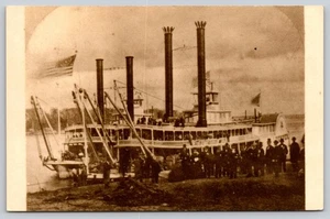 Postal D5, maestros fotógrafos. Excursión al meridiano número 100 en vapores. - Imagen 1 de 2