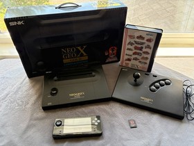 NEO GEO X GOLD Console Set Handheld Dock Controller Megapack Vol 1 Ninja Masters
