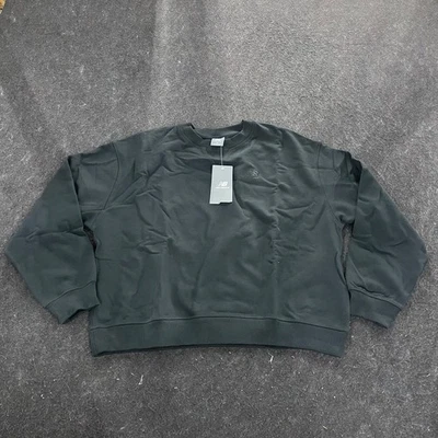 NEW BALANCE Athletics French Terry Crew Sweatshirt Women's Size M - Image 1 of 4