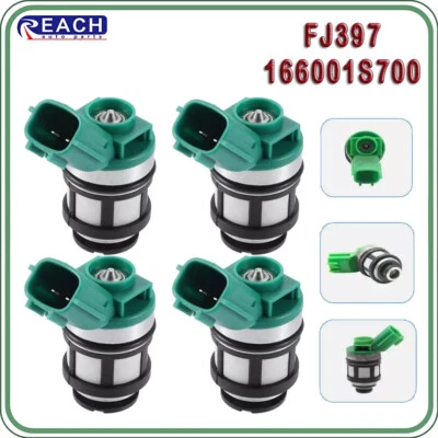 4 piezas inyectores de combustible 166001S700 para Nissan Frontier Xterra NP300 1996-2015 Foto 1 de 4