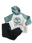 NWT Toddler Boy Timberland 2pc Hoodie Pants set size 2T