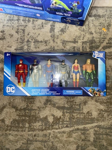 DC Spin master (Justice League) Action Figures 6 Figure Set Cover