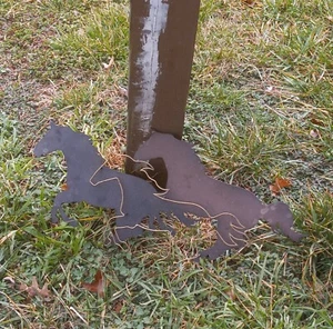 Rustic 3D 3 horses wall plaque metal 26x18 - Picture 1 of 1