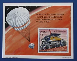Palau (#411) 1996 Voyage to Mars sheet (MNH) - Imagen 1 de 1