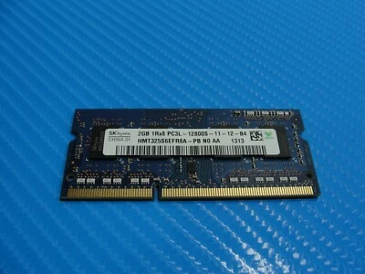 HP 15-b119wm SKhynix 2GB 1Rx8 PC3L-12800S SO-DIMM Memory RAM HMT325S6EFR8A-PB - Image 1 of 3