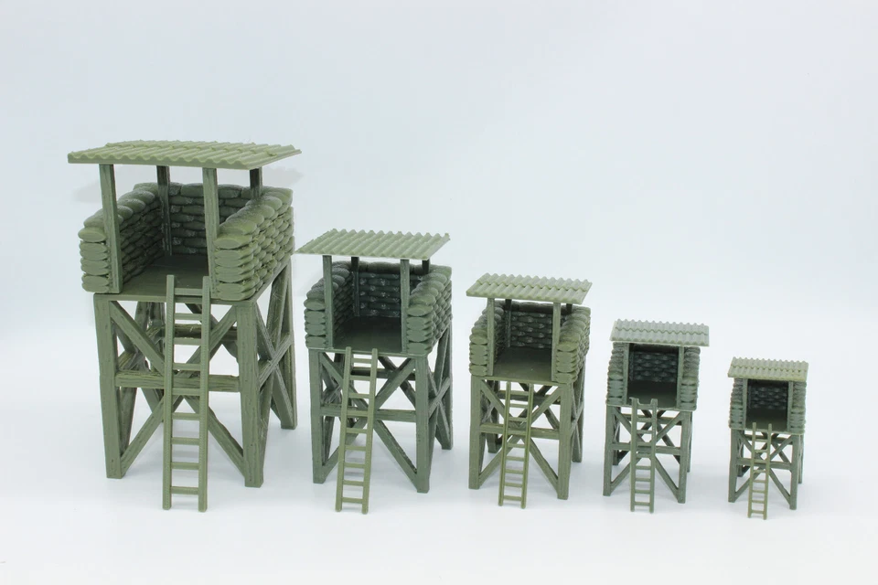 Bolsa de arena Watch Tower tipo militar impresa en 3D 1:35 1:48 1:56 1:72 1:87 Foto 1 de 1