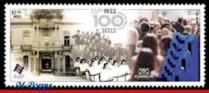 22-08 MEXICO 2022 SCHOOL OF PUBLIC HEALTH, 100 YEARS, ARCHITECTURE, MNH - Picture 1 of 2