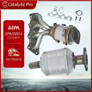 2x Catalytic Converter For 2012-2017 Hyundai Accent 1.6L Front Rear - Picture 1 of 10