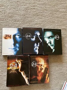 24 Seasons 1 2 3 4 5 lot Kiefer Sutherland is Jack Bauer in TV SERIES FIVE SET - Bild 1 von 12