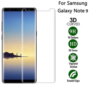 100% Genuine tempered glass screen protector for Samsung Galaxy Note 9 - Clear - Photo 1 sur 1