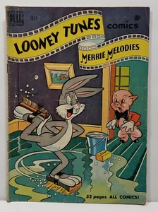 Dell Golden Age Comic Looney Tunes Merrie Melodies #105 julio 1950 - Imagen 1 de 7
