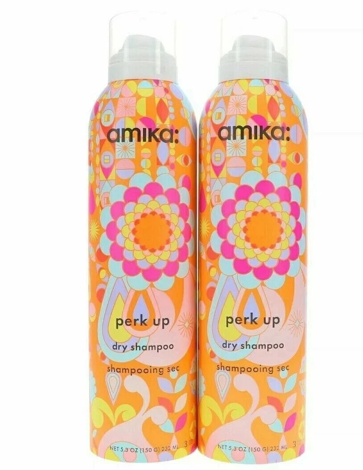 2 X Amika Perk Up Dry Shampoo 5.3 Oz - Free Shipping - Image 1 of 1