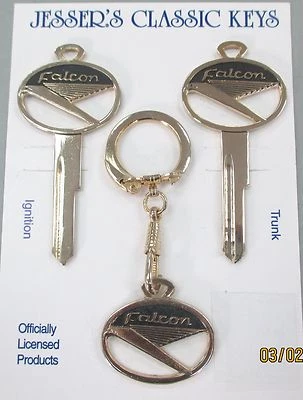 Juego de tres llaves de oro amarillo Ford Falcon 1960 1961 1962 1963 1964 1965  Foto 1 de 4