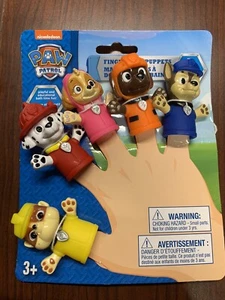 Set of 5 Paw Patrol Finger Puppets Bath Toys New Free Shipping - Picture 1 of 2