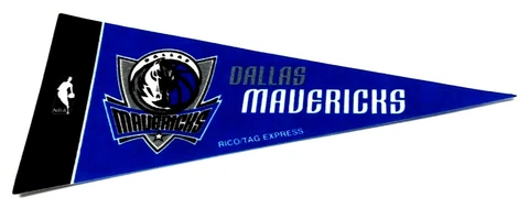 DALLAS MAVERICKS PENNANT NBA MINI FELT 9" LONG OFFICIALLY LICENSED BASKETBALL Cover