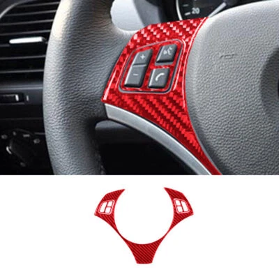 Cubierta embellecedora volante B para BMW Serie 1 Convertible E82/E88 2008-2013 roja Foto 1 de 4