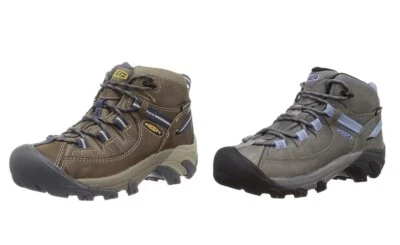 KEEN WOMENS TARGHEE 2 MID HEIGHT DURABLE HIKING BOOT WATERPROOF PREMIUM LEATHER