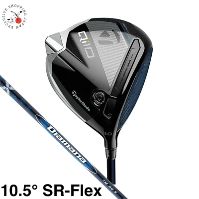 TaylorMade Golf Club Driver Qi10 Loft 10.5° Diamana Blue TM50 Graphite SR-Flex - Image 1 of 4