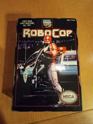 NECA ROBOCOP Action Figure, 1989 Video Game, Reel Toys New - Unopened Cover