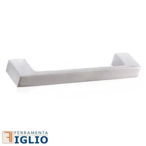 Maniglie Manigliette per Mobili Cassetti Acciaio Satinato Lucido 128 160 mm - Picture 1 of 3