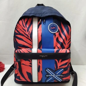 Michael Kors Kent Sport Multicolor Nylon Top Handle Zipper Backpack - Picture 1 of 22