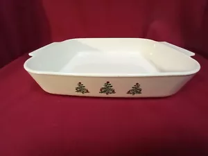 Corning Ware Christmas Tree A-21-B-N Casserole Lasagna Baking Pan Open Roaster - Picture 1 of 12