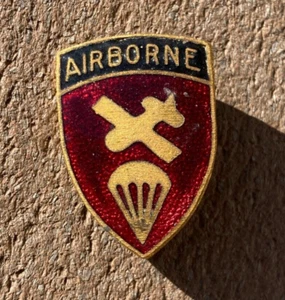 WW2 US Army Military Airborne Command Distinctive Insignia Pin - Picture 1 of 6