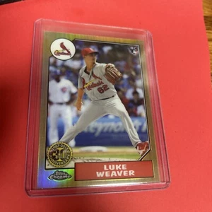 2017 Topps Chrome '87 Topps #87T13 Luke Weaver RC Rookie YANKEES - Picture 1 of 1