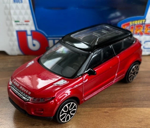 Burago Land Rover Evoque LRX Concept rojo diecast modelo escala 1:43 nuevo y en caja Foto 1 de 1