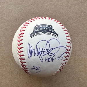 RYNE SANDBERG Signed Auto WRIGLEY FIELD 100 YEARS CHICAGO CUBS JSA COA - Picture 1 of 2