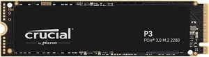 Crucial P3 1TB PCIe Gen3 3D NAND NVMe M.2 SSD, up to 3500MB/s - 1TB, Black  - Picture 1 of 6