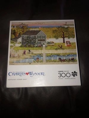 Rompecabezas Buffalo Games; Nantucket Flower Shop de Charles Wysocki; 300 piezas Nuevo en caja Foto 1 de 2