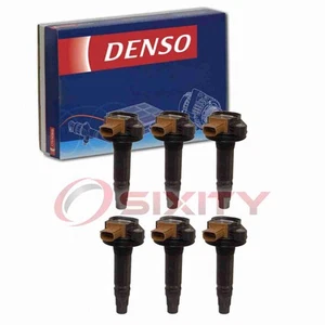 6 pc Denso Direct Ignition Coils for 2013-2019 Ford Police Interceptor Sedan ba - Picture 1 of 5