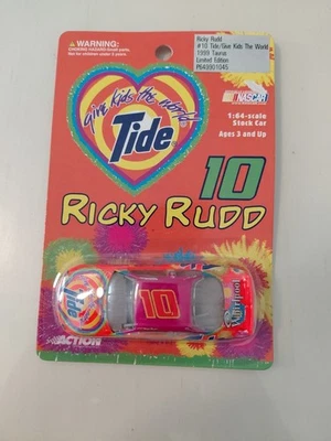 Acción Ricky Rudd #10 Tide Give Kids The World escala 1:64 Diecast Nascar 1999 Foto 1 de 2