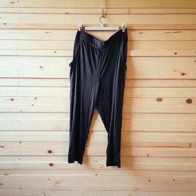 Love by Gap XXL True Sleep Pants Pajama Lounge Modal Pull-On Black Minimal New  - Image 1 of 4