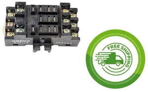 11 Blade Relay Socket, Track Mount,  Omron PJF11N, NOS, FREE SHIPPING! - Picture 1 of 4