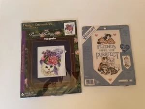 Dimensions Friends Make Life Purrfect Cats #72505 & Design Encounters #31713 - Picture 1 of 16