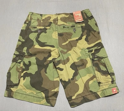 Pantalones Cortos Arizona Jean Co Hombres 30 Verde Camuflaje Carga Calce Clásico Golpes en la Rodilla Exterior Foto 1 de 4