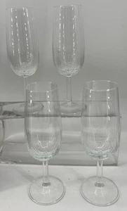 Juego De 4 Flautas De Champagne Royal Leerdam Colección Radiance Vidrio 6.75 Oz De Colección - Imagen 1 de 3