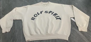 Kanye West Yeezy Sunday Service Holy Spirit Sweatshirt In Beige RRP £300 ^ - Picture 1 of 11
