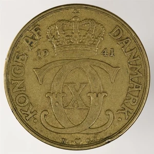 Dinamarca 1941 2 coronas KM#825,2 - Imagen 1 de 2