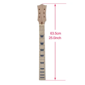 22Fret 24.75inch New Guitar Neck Maple fretboard Bolt on heel Mahogany wood - Picture 1 of 16