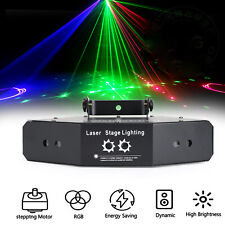 6 Lens Scan Laser Light DMX Line Beam RGB Stage Lighting DJ Dance Disco Party U