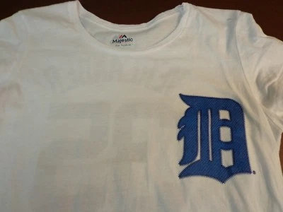 MLB Justin Verlander No35 Detroit Tigers Majestic женские средний размер P9 - Изображение 1 из 4