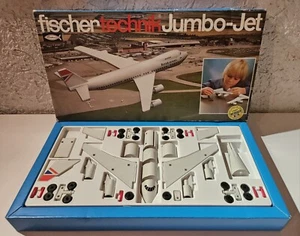 FISCHERTECHNIK Baukasten Jumbo Jet Komplett Unbenutzt Komplett Vintage Flugzeug - Bild 1 von 7