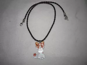 PAPILLON DOG NECKLACE - Picture 1 of 1